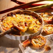 Tarte à la rhubarbe