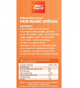 farine pain blanc mon fournil