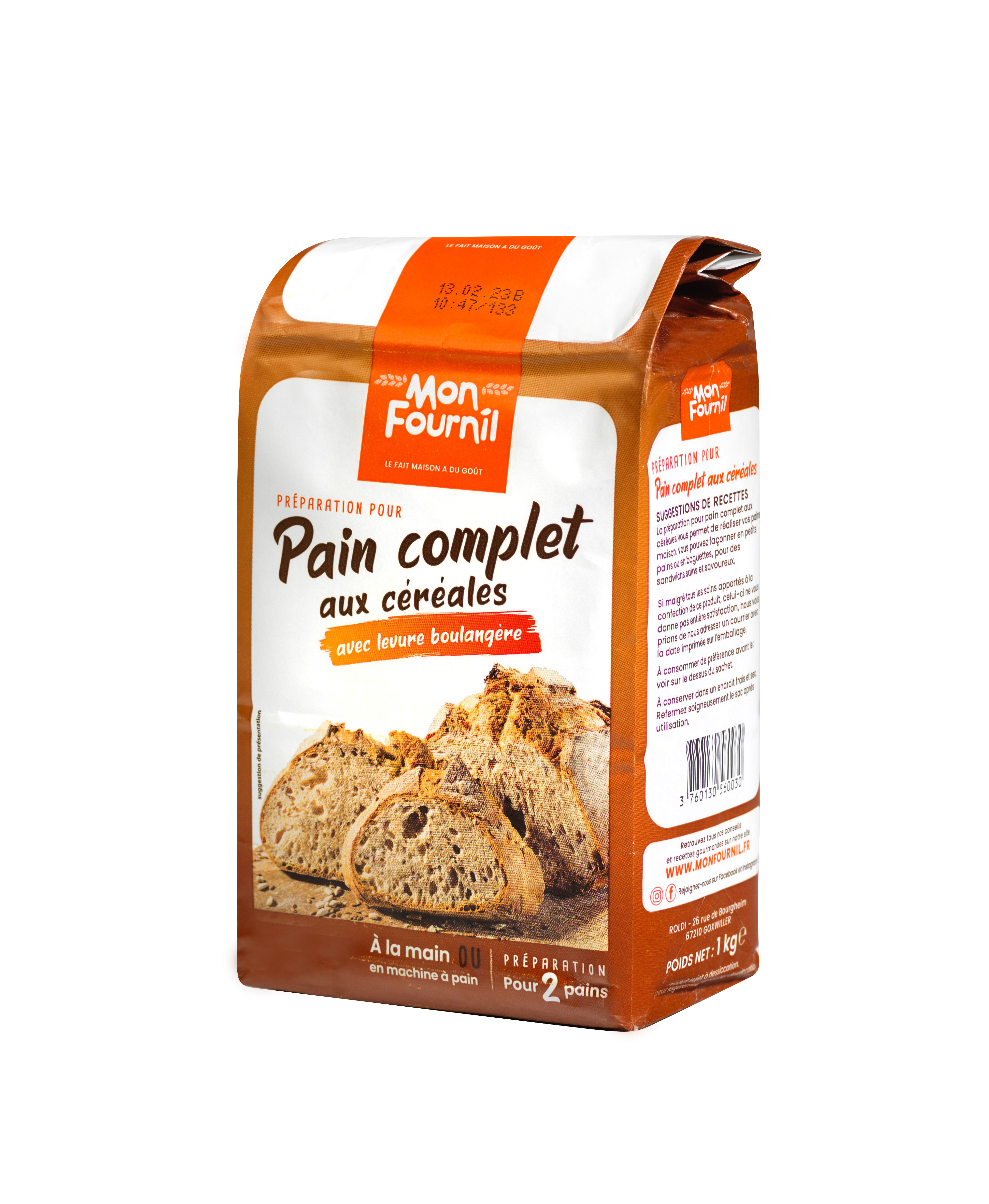 Farine complète pour Pain aux Céréales - Mon Fournil