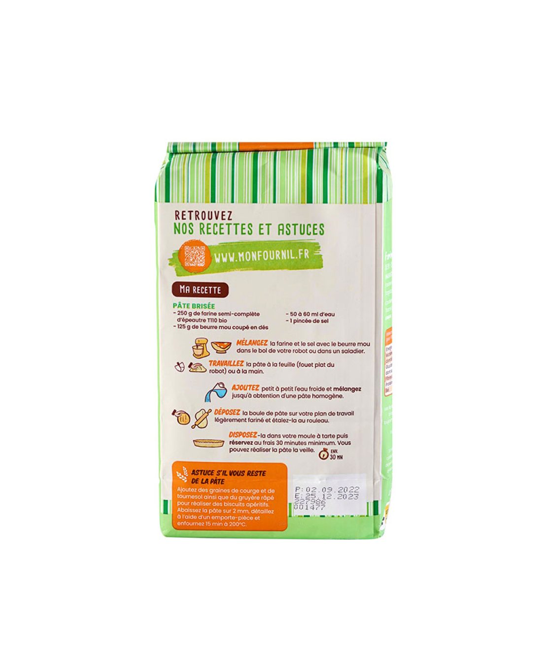 farine semi complète d'épeautre bio mon fournil