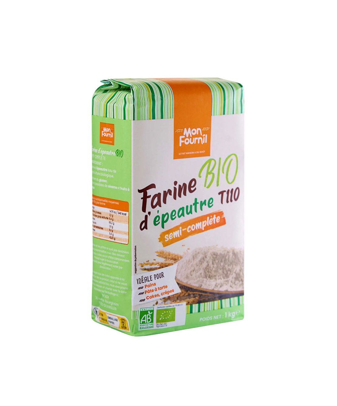 farine semi complète d'épeautre bio mon fournil
