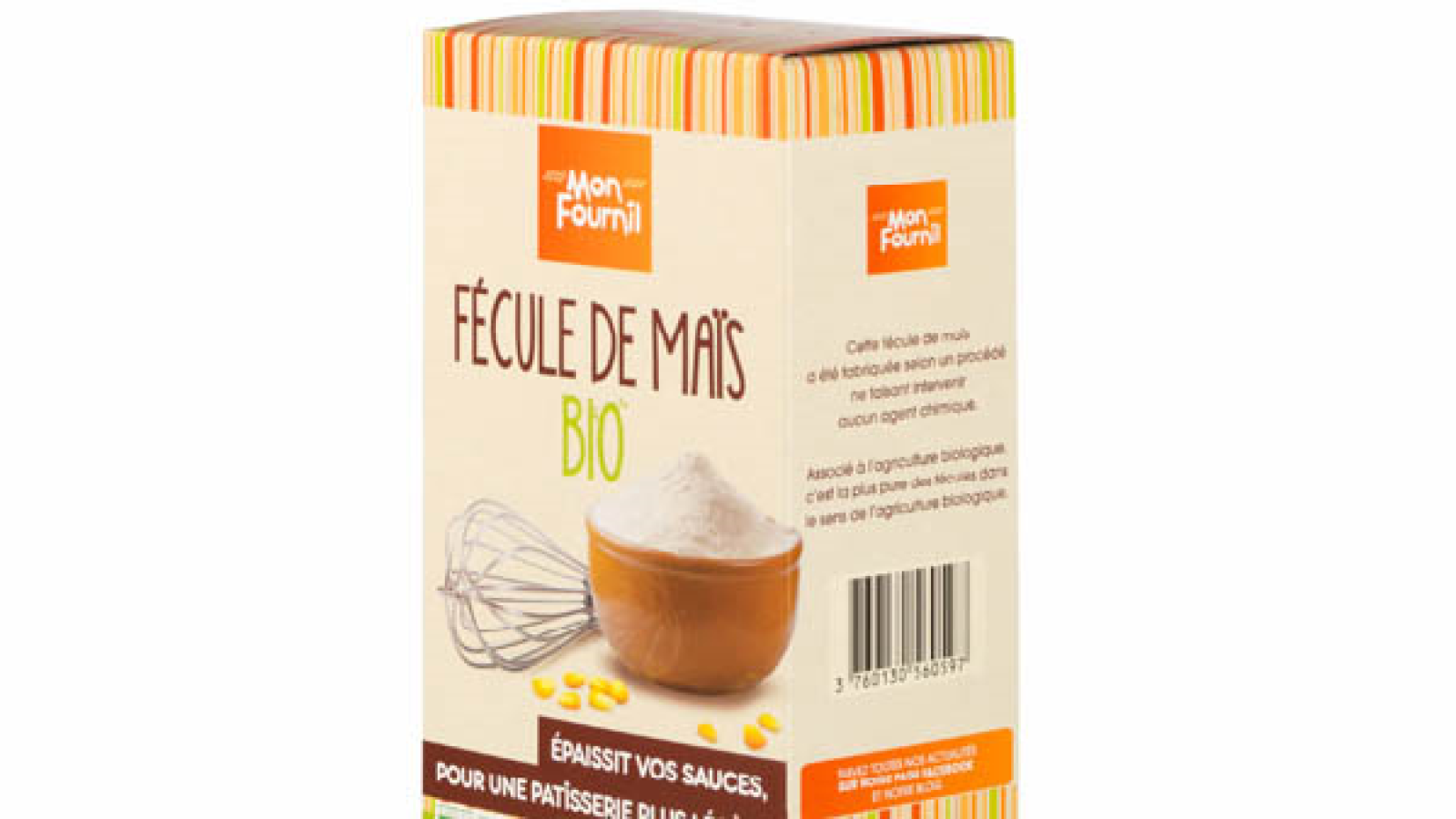 fécule de maïs bio sans gluten mon fournil