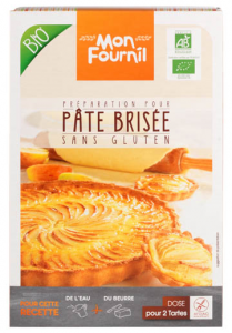 pâte brisée packaging bio sans gluten mon fournil