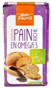 Farine pain aux graines de chia mon fournil