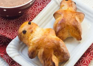 mannele réalisés avec la farine à brioche mon fournil