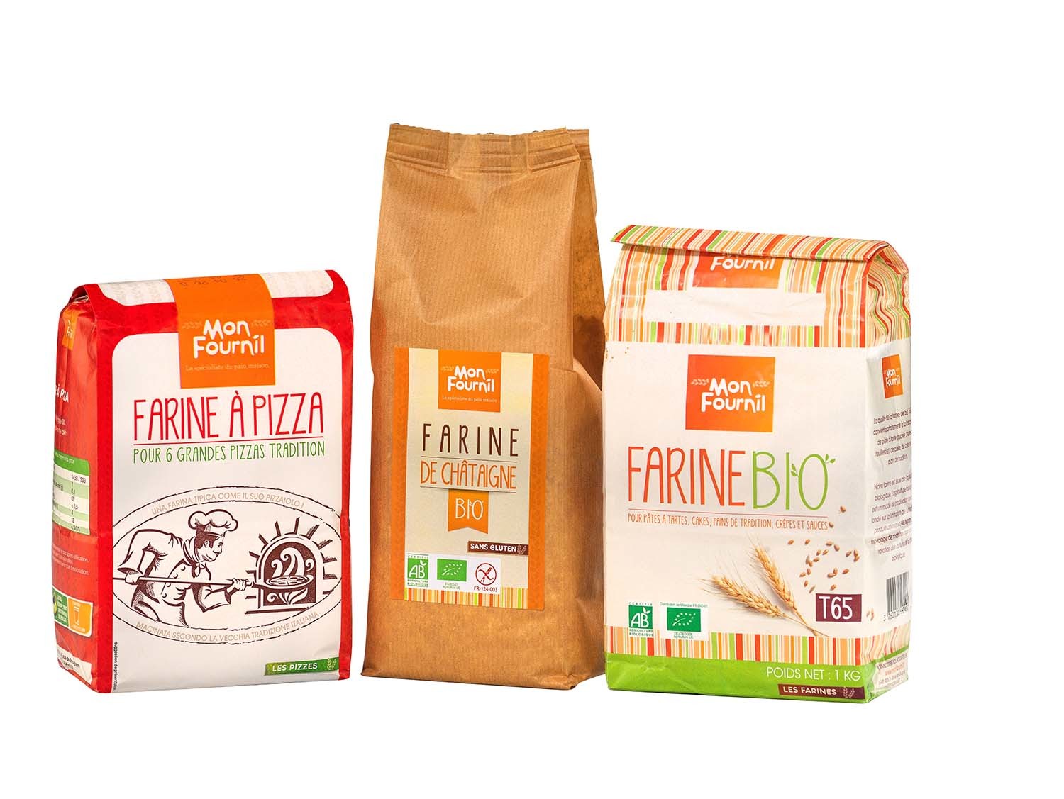 Farines, farine à pizza et farines spéciales Mon Fournil - Mon Fournil