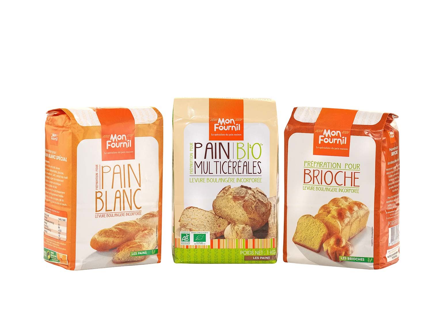 Farines à pain et brioche avec levure incorporée Mon Fournil Mon Fournil