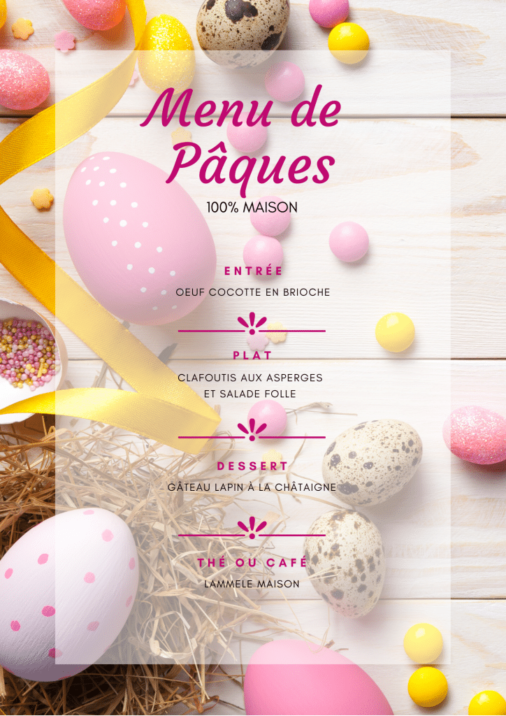 Idée Menu Pour Pâques 2025 Bobbi Stormi