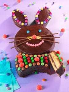 gâteau lapin génoise chocolat