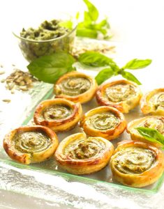 recette feuilletés au pesto mon fournil