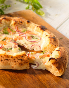 recette pizza saumon mon fournil