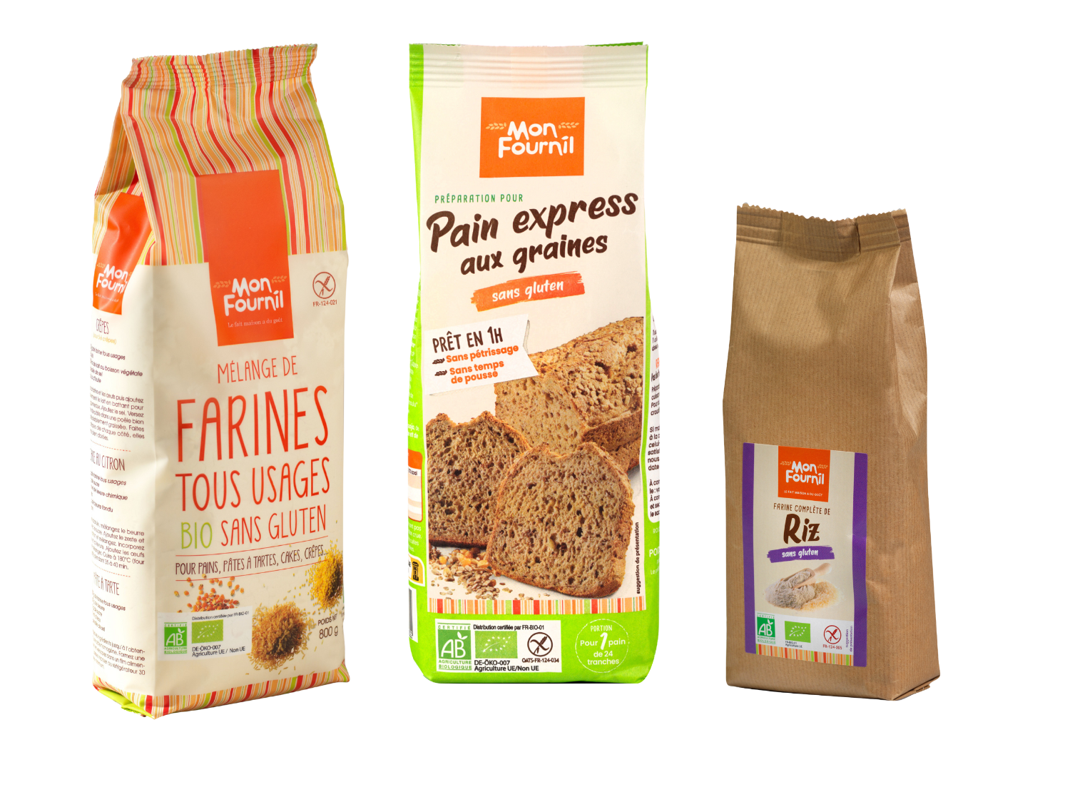 Farines spéciales sans gluten Mon Fournil - Mon Fournil