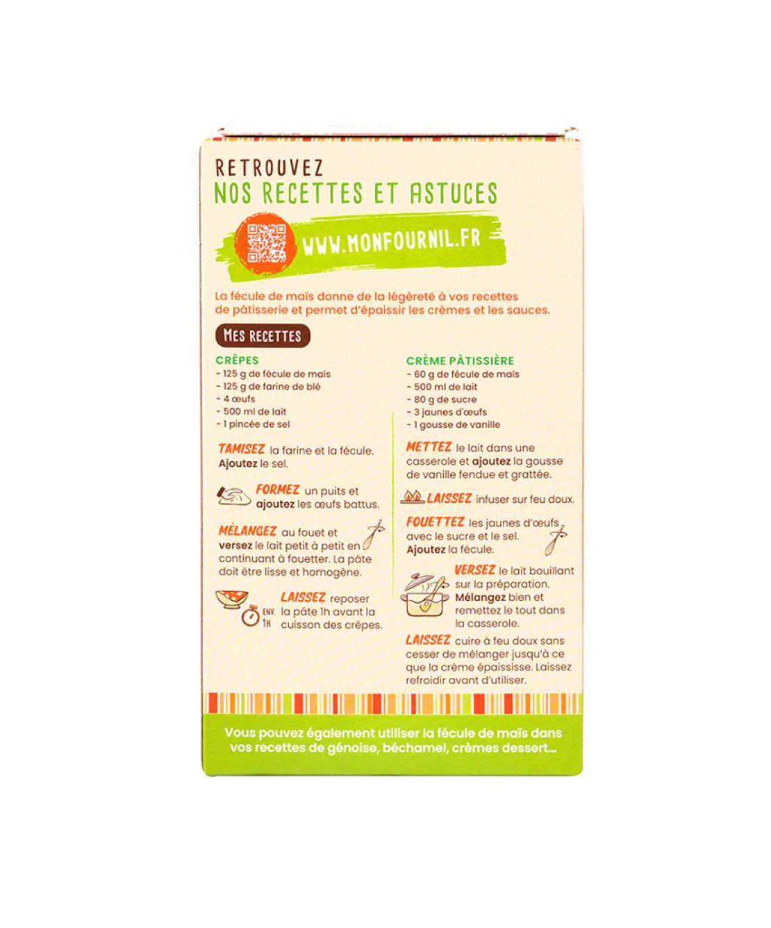 fécule de maïs bio sans gluten mon fournil