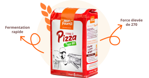 Paquet de farine à pizza type 00 Mon Fournil
