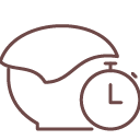 icone couvrir laisser lever