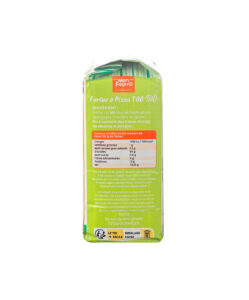 paquet de farine à pizza bio t00 côté gauche