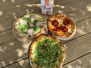 Pizza de Julie avec notre farine T00