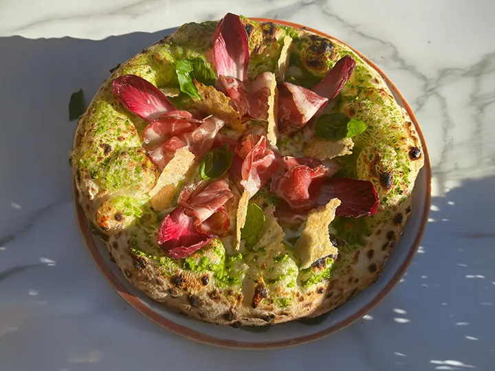 Pizza de Mehdi avec notre farine T00