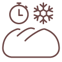 pâtons au repos dans le frigo